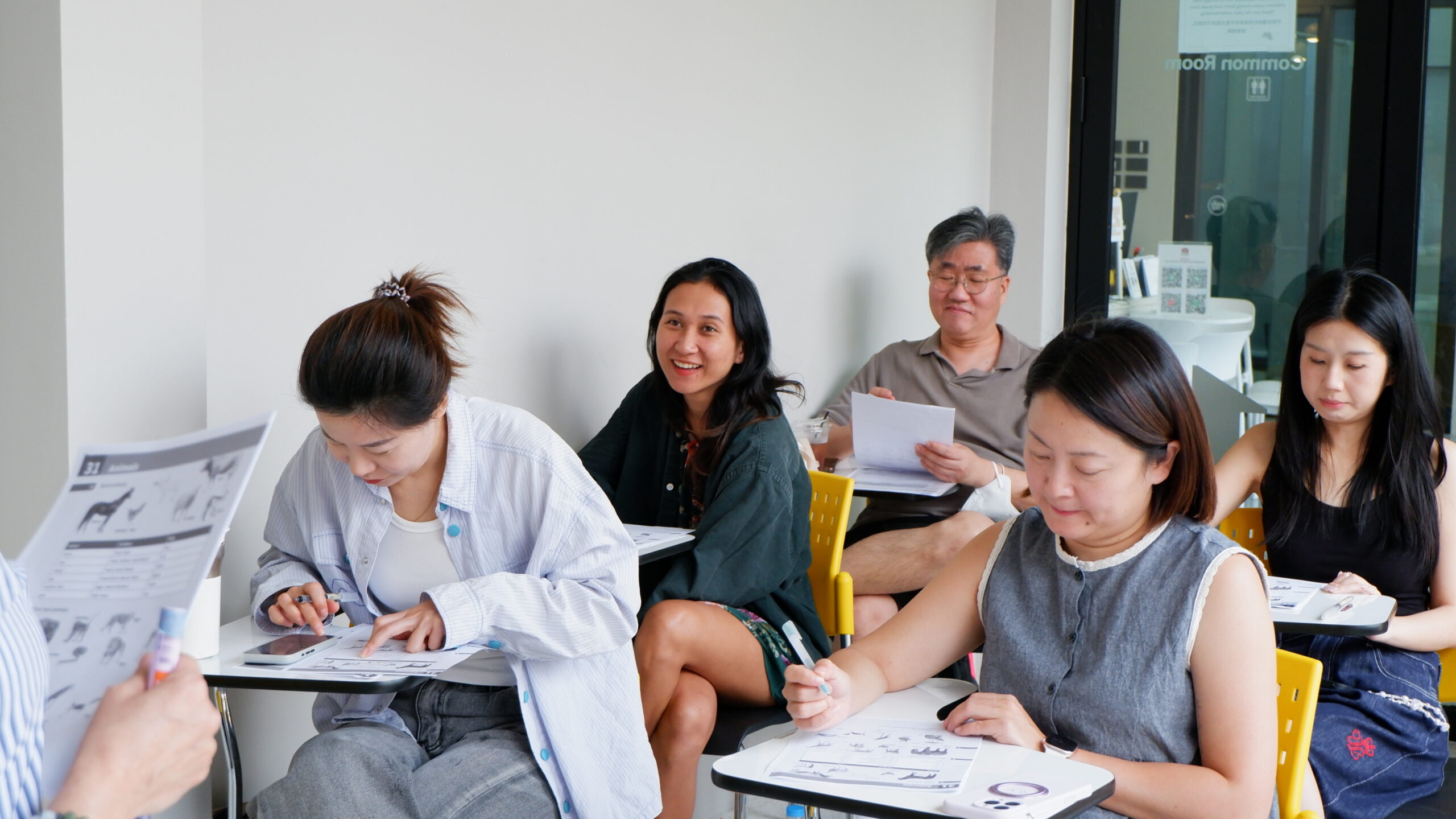 NES students in classroom