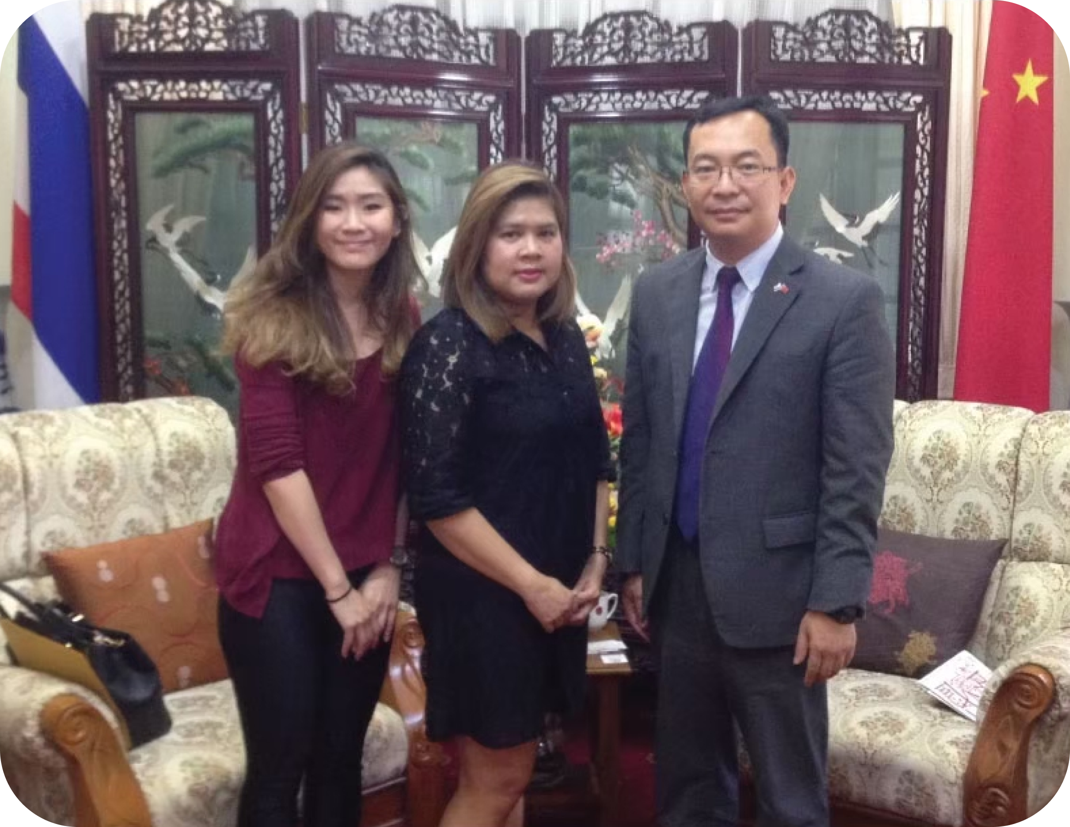NES meeting with international organization representatives